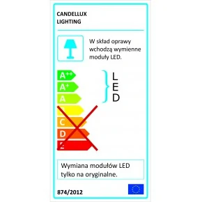 Plafony - dziecięcy plafon o średnicy 45cm 16w led 6500k girl 14-62994 candellux 