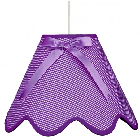 Lampy-sufitowe - lampa wisząca fioletowa na żarówkę e27 1x60w lola 31-14573 candellux 