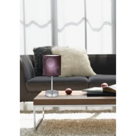 Lampki-nocne - lampa nocna brązowa emily e14 41-26736 candellux 