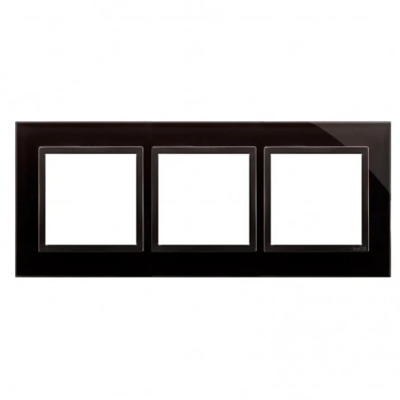 Ramki-potrojne - ramka potrójna szklana zastygła lawa drn3/73 simon 54 nature kontakt-simon 