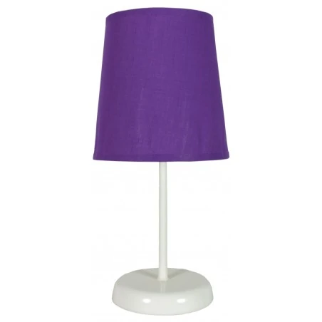 Lampki-nocne - fioletowa lampa stołowa 1x40w e14 gala 41-98392 candellux 