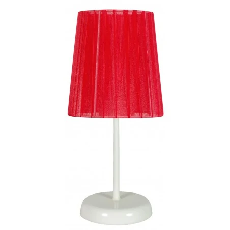 Lampki-nocne - lampa stołowa czerwono-biała 1x40w e14 rifasa 41-25296 candellux 