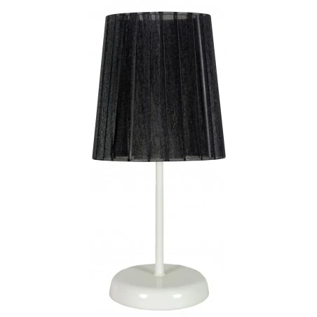 Lampki-nocne - lampka stołowa czarno - białą 1x40w e14 rifasa 41-40879 candellux 
