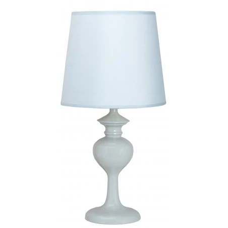 Lampki-nocne - lampa stołowa w delikatny błękitnym kolorze 1x40w e14 berkane 41-11749 candellux 