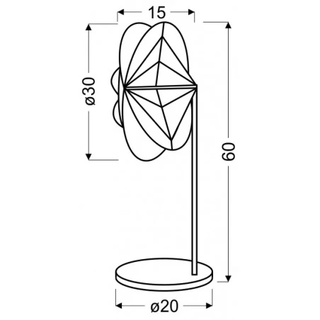 Lampki-nocne - nowoczesna lampa gabinetowa o ruchomym abażurze 1x40w e14 spider 41-19274 candellux 