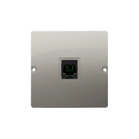 Gniazda-telefoniczne - satynowe gniazdo telefoniczne pojedyncze rj11 bmtu.01/29 simon basic kontakt-simon 