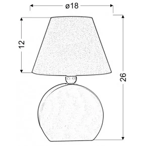 Oswietlenie-do-pokoju-dzieciecego - lampa nocna w oryginalnym niebieskim kolorze 1x40w e14 ofelia 41-62461 candellux 