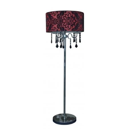 Lampy-stojace - lampa podłogowa z kryształkami w stylu glamour astor 53-80465 candellux 