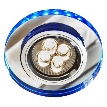 Oswietlenie - chromowe oczko sufitowe gu10 50w+led smd 1w 230v ss-23 candellux 