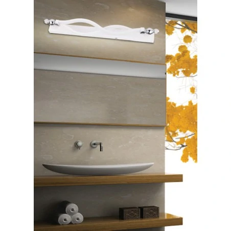 Kinkiety-lazienkowe - kinkiet biały w nowoczesnej formie 12w led 4000k esse 22-73389 candellux 