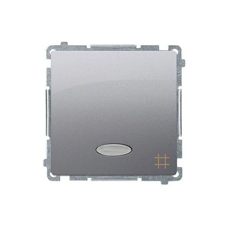 Wylaczniki-krzyzowe - włącznik krzyżowy z podświetleniem led kolor niebieski srebrny mat bmw7l.01/43 simon basic kontakt-simon 