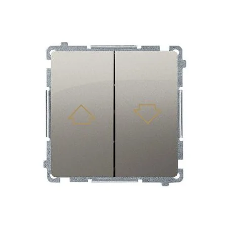 Wylaczniki-zaluzjowe - satynowy przycisk żaluzjowy pojedynczy bmz1.01/29 simon basic kontakt-simon 