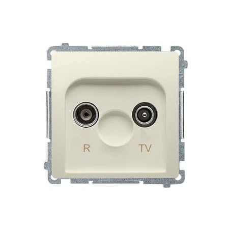 Gniazda-antenowe - beżowe gniazdo antenowe r-tv zakończeniowe do gniazd przelotowych bmzak10/1.01/12 simon basic kontakt-simon 