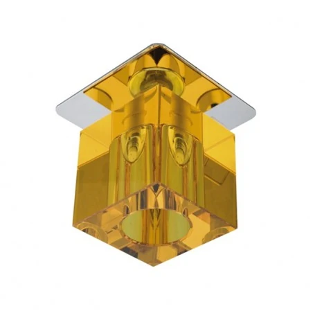 Oprawy-sufitowe-stale - oprawa sufitowa kryształ pomarańcz g4 12v sk-18 2280168 candellux 