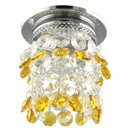 Oprawy-halogenowe - oprawa sufitowa g9 kolorowe kryształki sk-68 2246119 candellux 