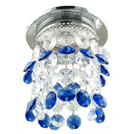 Oprawy-sufitowe-stale - oprawa sufitowa punktowa niebieskie kryształki sk-68 2246041 candellux 