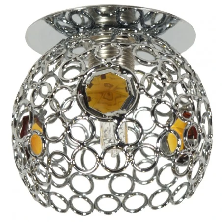 Oprawy-sufitowe-stale - bursztynowa oprawa sufitowa sk-74 g9 2203980 candellux 