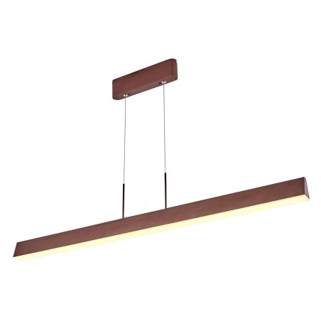 Lampy-sufitowe - brązowa lampa sufitowa led coconut 100x8 28w 4000k apeti a0010-310 candellux 