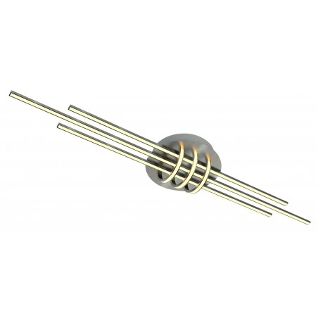 Plafony - ekskluzywna lampa sufitowa naksos led110x22 40w nikiel 4000k apeti a0018-160 candellux 