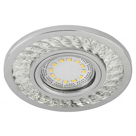 Oprawy-sufitowe - oczko sufitowe z kryształkami gu10 50w+led smd 3w 230v sk-92 2268705 candellux 