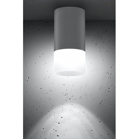 Oprawy-sufitowe - oprawa sufitowa tuba w kolorze szarym 50w gu10 2273686 candellux 