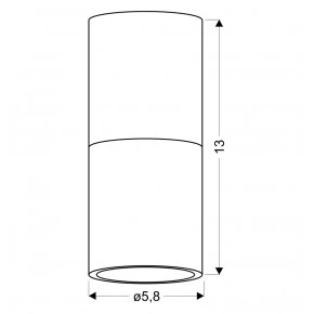 Oprawy-sufitowe - lampa sufitowa tuba biały/drewniany gu10 2273655 candellux 