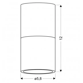 Oprawy-sufitowe - oprawa sufitowa w kolorze czarno-złotym na żarówkę gu10 15w 2281728 candellux 
