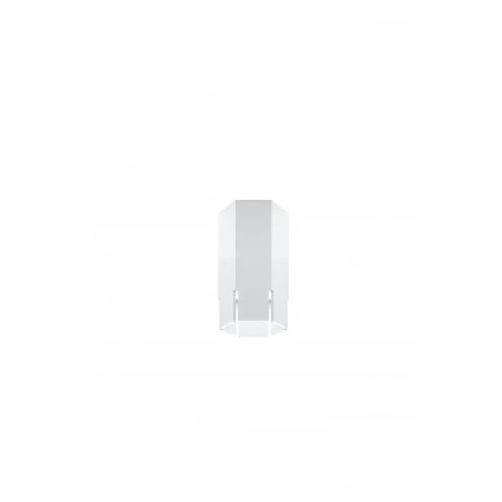 Oprawy-sufitowe - sufitowa lampa biała krótka tuba sześciobok gu10 25w 2282824 candellux 