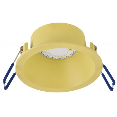 Oprawy-sufitowe-stale - żółte oczko sufitowe aluminium sa-12 gu10 max 35w 230v 2268712 candellux 