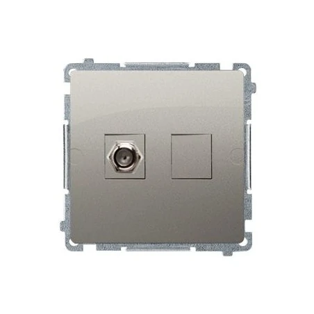 Gniazda-antenowe - satynowe gniazdo antenowe typu „f” pojedyncze bmaf1.01/29 simon basic kontakt-simon 