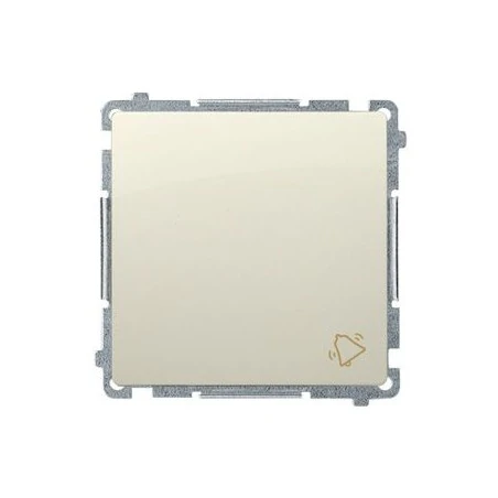 Wlaczniki-i-przyciski-dzwonkowe - beżowy przycisk dzwonek (moduł) szybkozłączka bmd1.01/12 simon basic kontakt-simon 