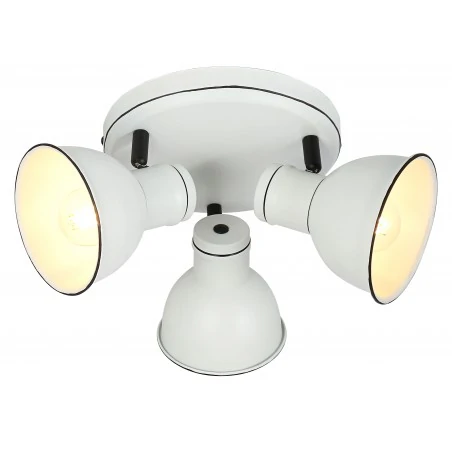Plafony - potrójna lampa sufitowa biały+czarny e14 3x40w zumba 98-72160 candellux 