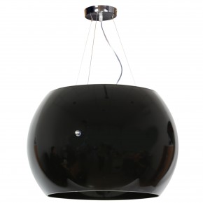 Lampy-sufitowe - szklana lampa wisząca czarna g9 30 3x40w gemo 31-26446 candellux 