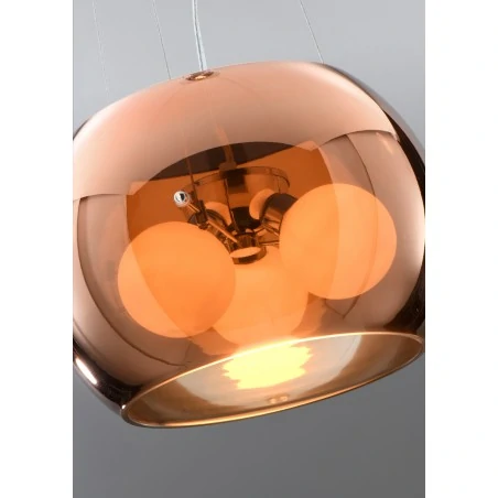 Lampy-sufitowe - lampa wisząca z transparentnym kloszem 30 3x40w g9 gemo 31-25104 candellux 