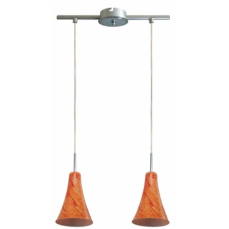 Lampy-sufitowe - chromowa podwójna lampa sufitowa e14 2x40w rufi 32-14651 candellux 