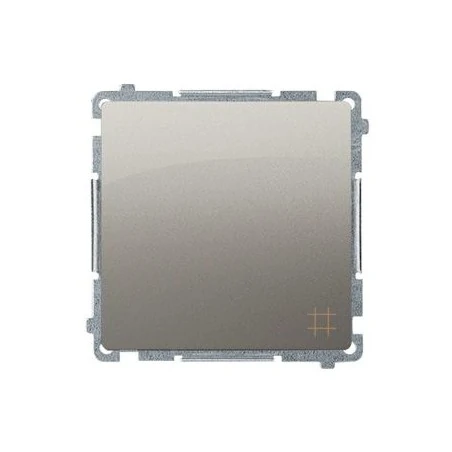 Wylaczniki-krzyzowe - satynowy włącznik krzyżowy 10ax 250v bmw7.01/29 simon basic kontakt-simon 