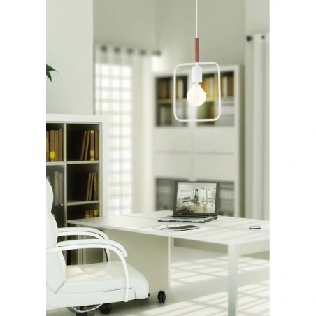 Lampy-sufitowe - wiszącą lampa nad wyspę biała frame 31-73563 candellux 