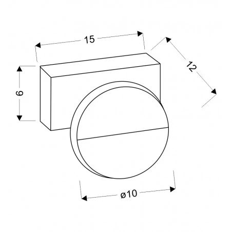 Kinkiety-lazienkowe - nowoczesny kinkiet w białym kolorze 3w led 4000k sing 