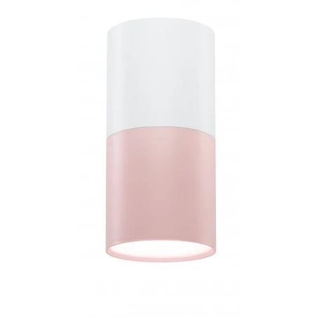 Oprawy-sufitowe - oprawa sufitowa tuba biały/różowy o mocy 50w 2273662 candellux 