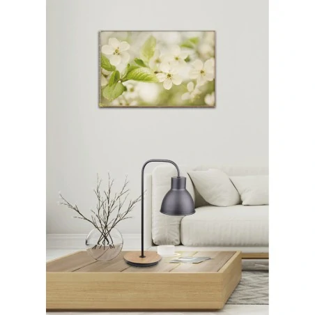 Lampki-biurkowe - elegancka lampka z drewnianą podstawą vario candellux 41-73488 