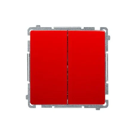 Wylaczniki-podwojne - włącznik świecznikowy czerwony bmw5.01/22 simon basic kontakt-simon 