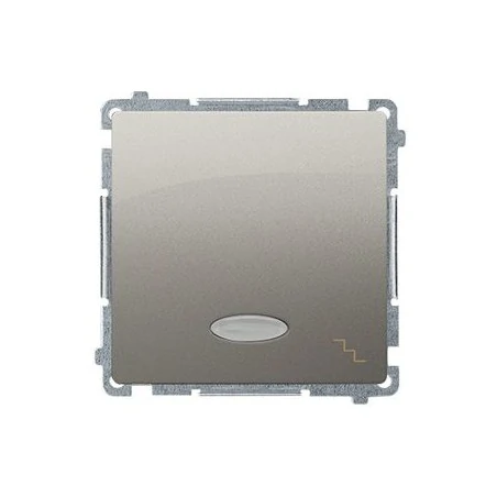 Wylaczniki-schodowe - satynowy włącznik schodowy z podświetleniem led bmw6l.01/29 simon basic kontakt-simon 