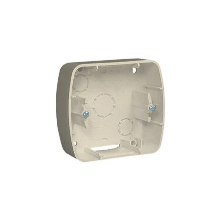 Puszki-natynkowe - beżowa puszka natynkowa pojedyncza apn1/12 simon akord kontakt-simon 