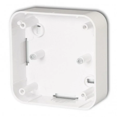 Puszki-natynkowe - pa-36 puszka montażowa pojedyncza biała liza karlik 