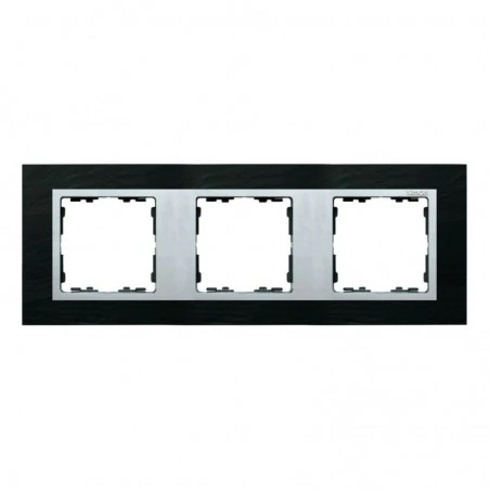 Ramki-potrojne - ramka 3- krotna łupek / aluminium simon 82 nature 82937-63 kontakt-simon 