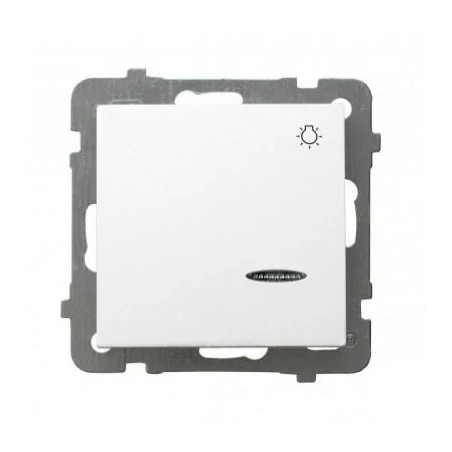 Wylaczniki-typu-swiatlo-zwierne - włącznik zwierny światło z podświetleniem biały łp-5gs as ospel 