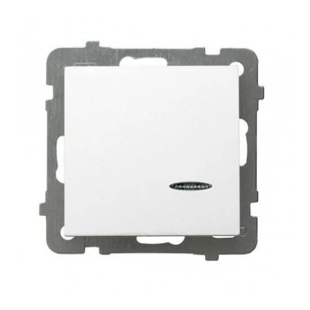 Wylaczniki-jednobiegunowe - włącznik jednobiegunowy z podświetleniem biały łp-1gs as ospel 