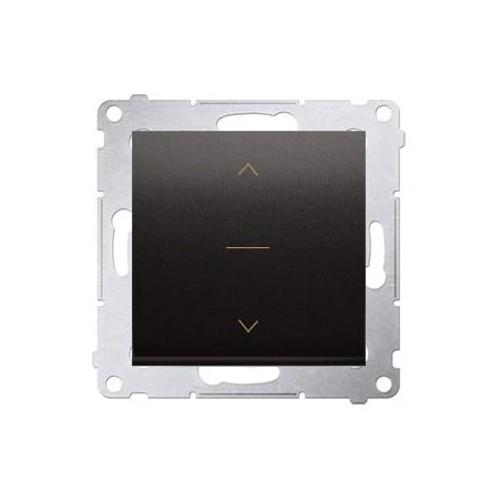 Wylaczniki-zaluzjowe - włącznik żaluzjowy pojedynczy trój-pozycyjny (1-0-2) antracyt dzw1k.01/48 simon 54 kontakt-simon 