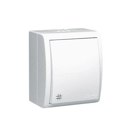 Wylaczniki-krzyzowe - włącznik krzyżowy bryzgoszczelny biały 10ax aqw7/11 simon aquarius kontakt-simon 