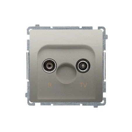 Gniazda-antenowe - satynowy gniazdo antenowe r-tv tłum.:1db bmzar1/1.01/29 simon basic kontakt-simon 